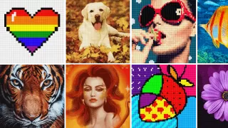 Cross Stitch: Color by Number