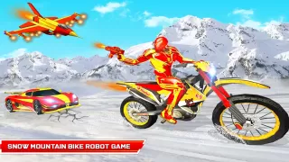 雪自行车 变换机器人