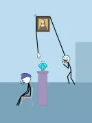 Stealing Puzzle: Robber Games