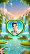 Waterfall Photo Frames Editor