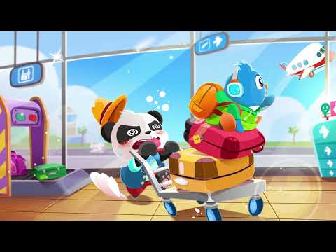 Baby Panda's Airport  | For Kids | Preview video | BabyBus Games