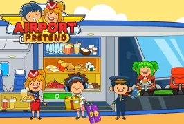 My Pretend Airport Travel Town