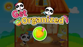 Baby Panda Gets Organized