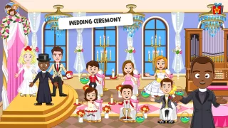 My Town: Wedding Day girl game