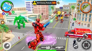 Ambulance Dog Robot Mech Wars