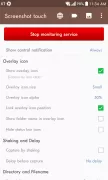 Screenshot touch
