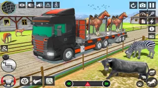 Wild Animals Transport Truck