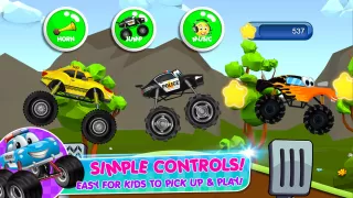 Monster Trucks Game for Kids 2