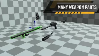 枪的 3D 生成器 枪械模拟器