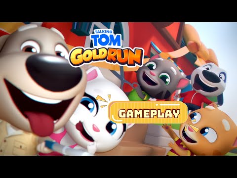 Talking Tom Gold Run: Gameplay Walkthrough in 2024 | Beginner's Tutorial |  Top Android Games