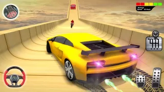 汽車 特技 坡道 種族 : 汽車 遊戲