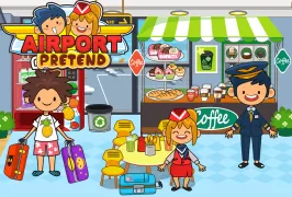 My Pretend Airport Travel Town