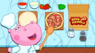 披萨制造商。 为孩子做饭
