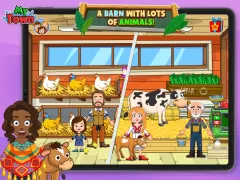 My Town Farm Animal game