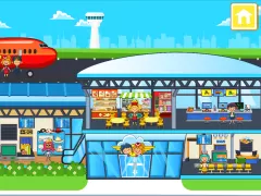 My Pretend Airport Travel Town