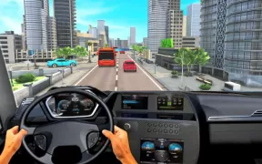 現代 總線 停車處 冒險  -  預先 總線 遊戲