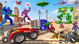 Police Truck Robot Transform