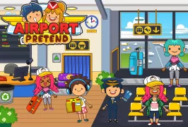 My Pretend Airport Travel Town