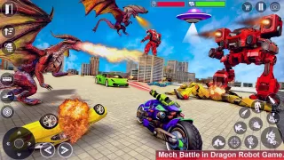 Dragon Robot Car Games 3d