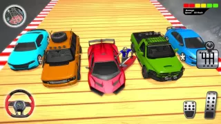 汽車 特技 坡道 種族 : 汽車 遊戲