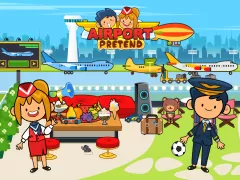 My Pretend Airport Travel Town