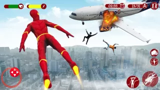 Super Speed: Flying Hero Games