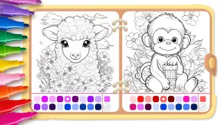 Animal coloring pages games