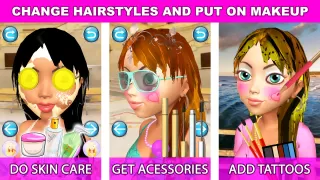 公主游戏:沙龙安吉拉3D: Beauty SPA Salon