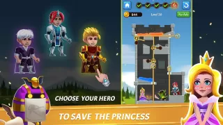 Hero Rescue - Pin Puzzle - Pul