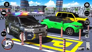 警察 停車處 冒險: 汽車 遊戲 趕 3D