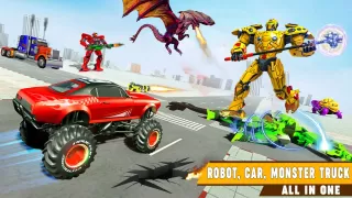 怪物卡車機器人汽車遊戲