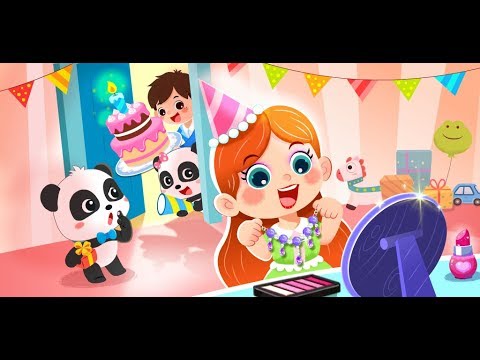 Little panda's birthday party | BabyBus Games