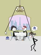 Stealing Puzzle: Robber Games