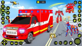救護車 狗機器人 汽車遊戲