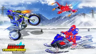 雪自行车 变换机器人