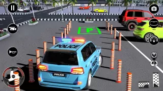 警察 停車處 冒險: 汽車 遊戲 趕 3D