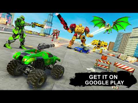 Monster Truck Robot Car Game 3d