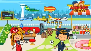 My Pretend Airport Travel Town