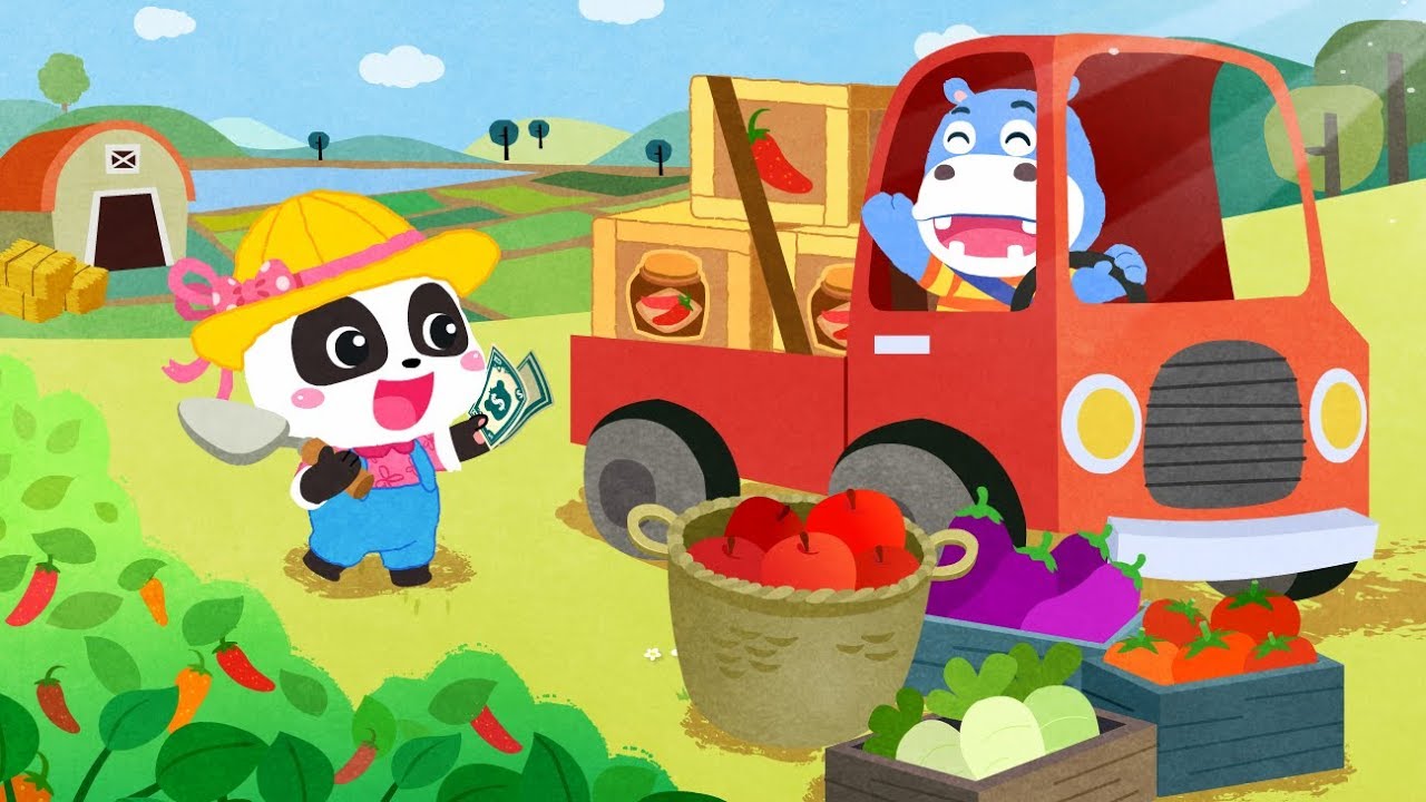 Little Panda's Dream Garden | Learn Fruits | Kids Games | Gameplay Video | BabyBus Game