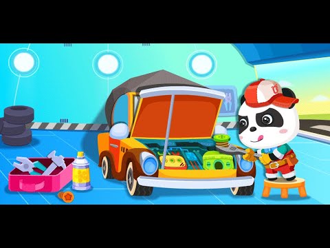 Little Panda's Auto Repair Shop | BabyBus Games