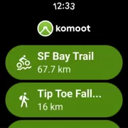 komoot - hike, bike & run