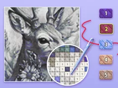 Cross Stitch: Color by Number