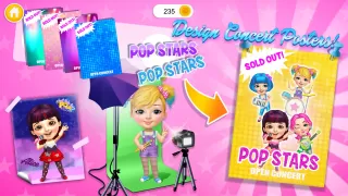 Sweet Baby Girl Pop Stars