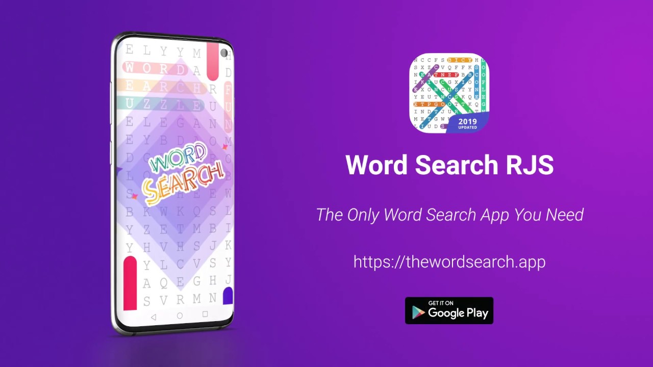 Word Search Puzzle Game - RJS (Android + iOS app), Intro Video