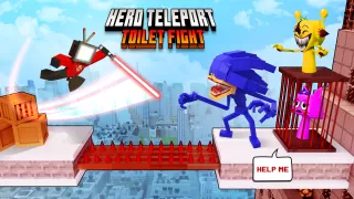 Hero Teleport: Toilet Fight