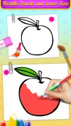 Fruits Coloring Book & Drawing